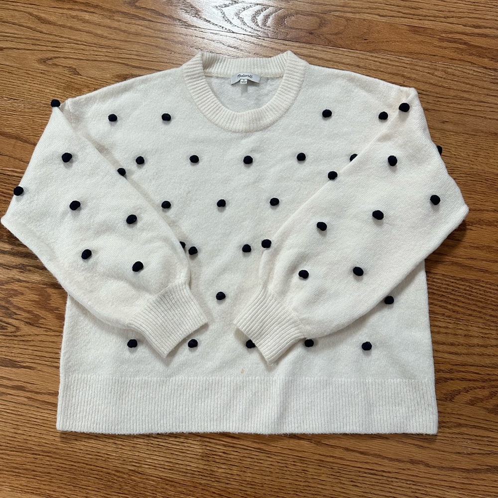 Madewell Brockton Bobble Crewneck Sweater